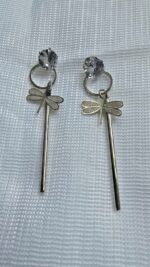 Dazzling Dragonfly Drop Earrings by Zara Jio