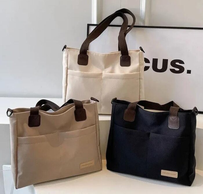Versatile Canvas Tote Bag by Zara Jio - Image 1