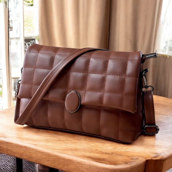 Plush Quilted Shoulder Bag by Zara Jio - Image 5