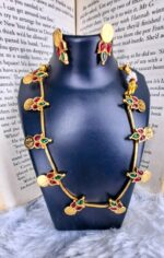 Vibrant Kasumala: Traditional Coin Necklace Set by Zara Jio - Image 2