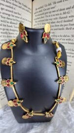 Vibrant Kasumala: Traditional Coin Necklace Set by Zara Jio
