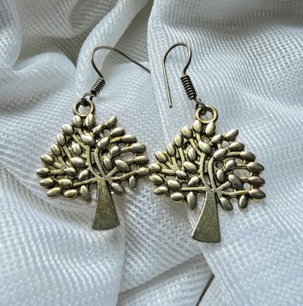 Whimsical Tree Dangler Earrings by Zara Jio
